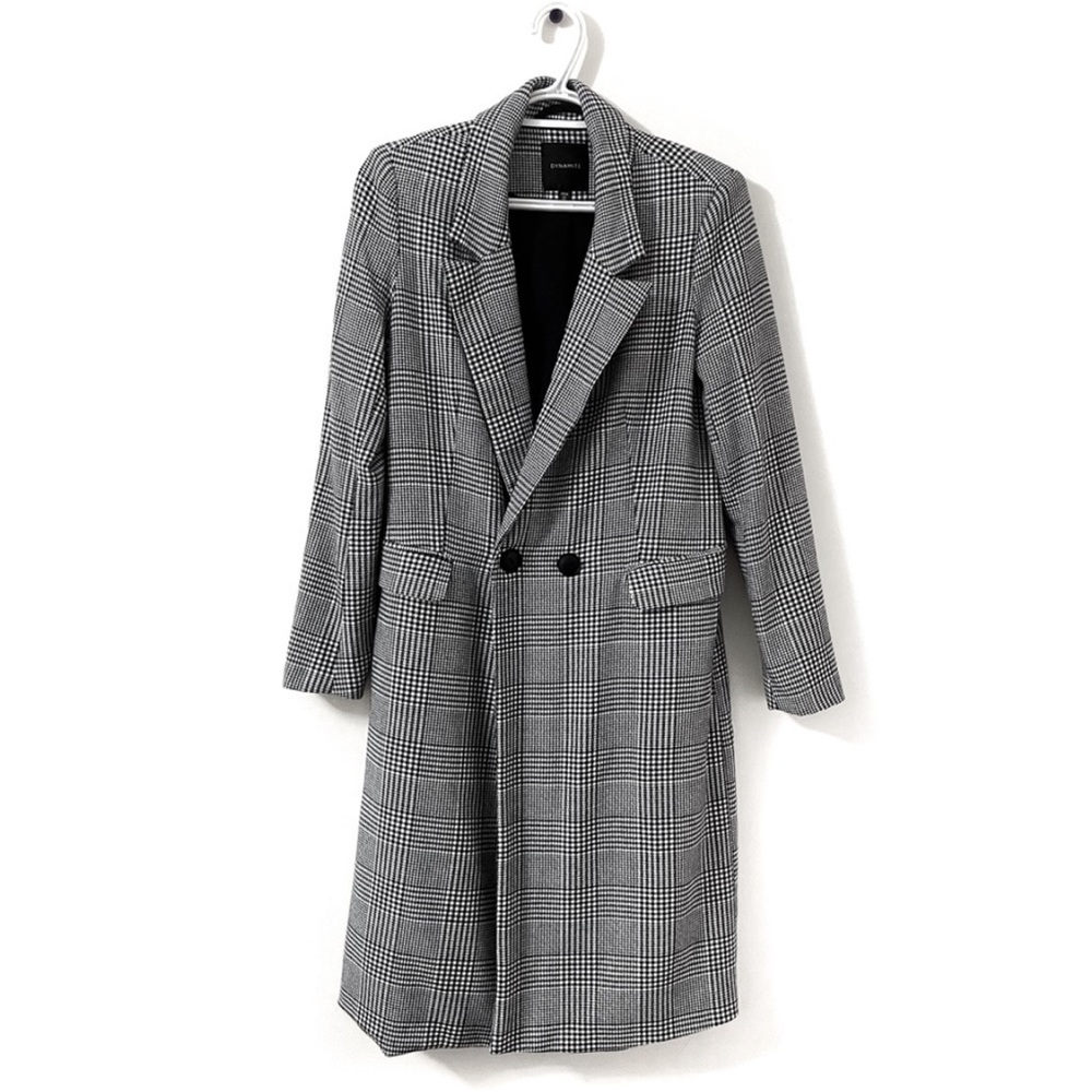 Dynamite long plaid coat - Picture 6 of 9